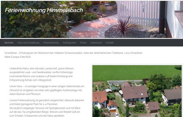 Vorschau von www.himmelsbach-schuttertal.de, Ferienwohnung Elvira Himmelsbach