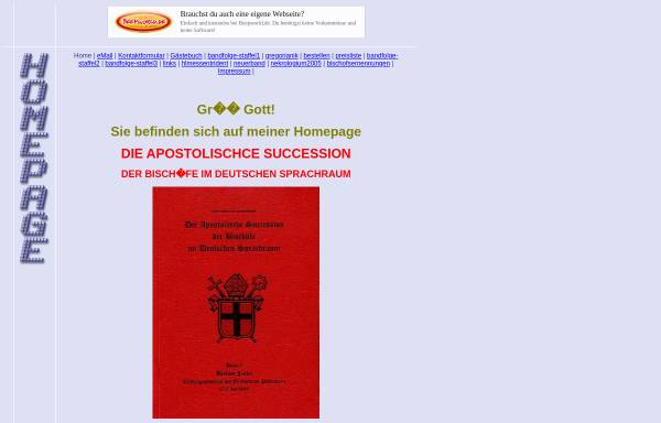 Vorschau von apostolischesuccession.beepworld.de, Apostolische Succesion