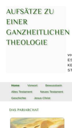 Vorschau der mobilen Webseite www.theologie-vision.eu, Keller, Esther