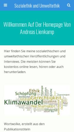 Vorschau der mobilen Webseite www.lienkamp-berlin.de, Lienkamp, Andreas