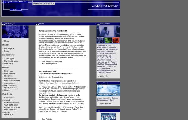 Vorschau von egora.uni-muenster.de, Bundestagswahl 2005 im Unterricht