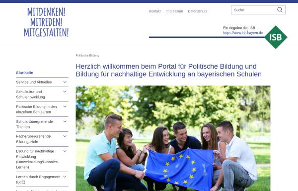 Vorschau von www.bayern-in-europa.de, Europa-Portal