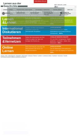 Vorschau der mobilen Webseite www.lernen-aus-der-geschichte.de, Lernen aus der Geschichte