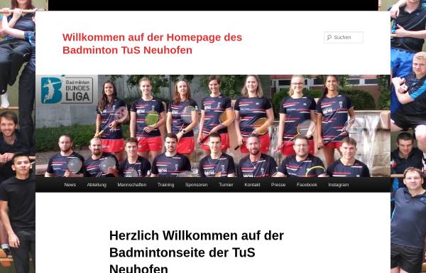 Vorschau von www.badminton-neuhofen.de, Badminton TuS Neuhofen
