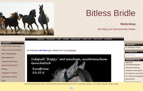 Vorschau von www.gebisslos-reiten.de, Das Bitless Bridle