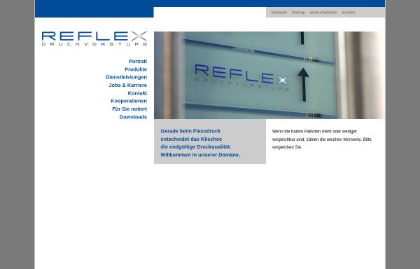 Vorschau von www.reflexag.ch, Reflex Druckvorstufe AG [CH-5703 Seon]