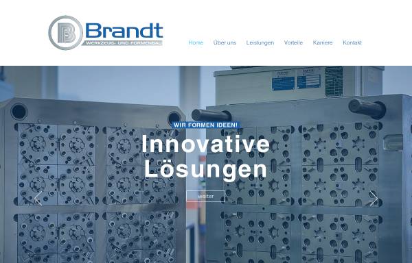Vorschau von www.brandt.co.at, Brandt Werkzeug und Formenbau