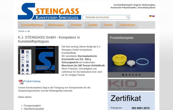 Vorschau von www.kjsteingassgmbh.de, K. J. Steingass GmbH