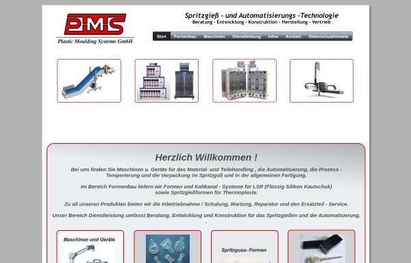 Vorschau von www.pms-germany.de, Plastic Moulding Systems GmbH