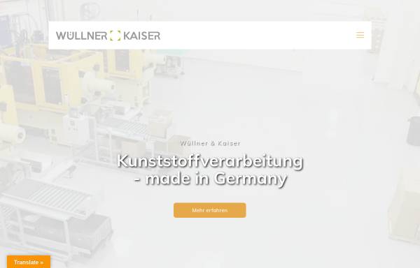 Vorschau von www.wuellner-kaiser.de, Wüllner + Kaiser GmbH & Co. KG