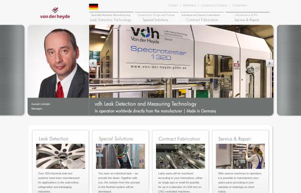 Vorschau von www.vdh-germany.de, W. von der Heyde GmbH