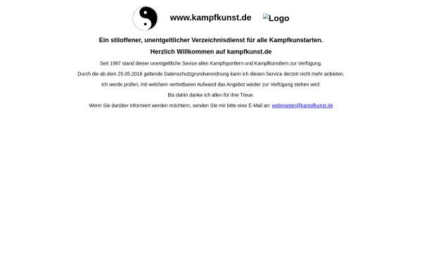 Vorschau von www.kampfkunst.de, Kampfkunst in Deutschland