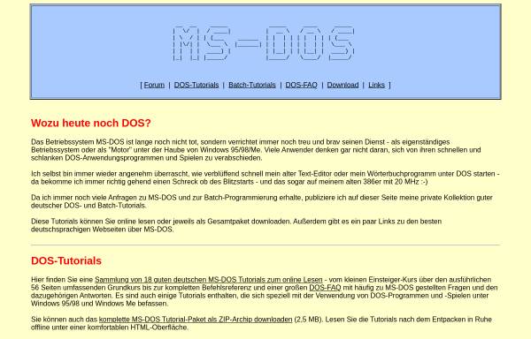 Vorschau von www.antonis.de, Antonis.de - MS-DOS