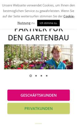 Vorschau der mobilen Webseite www.gaertnerei-zwenkau-leipzig.de, Gärtnerei Brodkorb