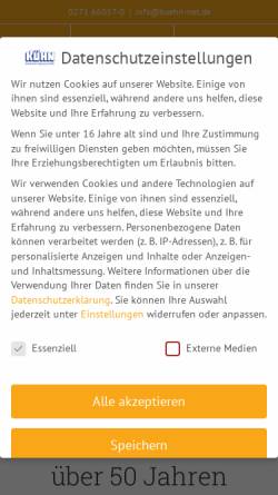 Vorschau der mobilen Webseite www.kuehn-gebaeudereinigung.de, Kühn Gebäudereinigungs-GmbH