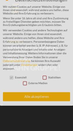 Vorschau der mobilen Webseite www.hahnag.de, Hahn Immobilien-Beteiligungs AG