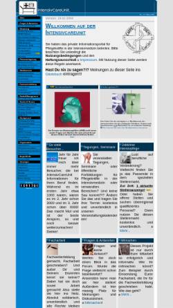 Vorschau der mobilen Webseite www.intensivcareunit.de, IntensivCareUnit