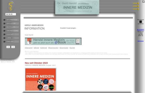 Vorschau von www.herold-innere-medizin.de, Herold Innere Medizin