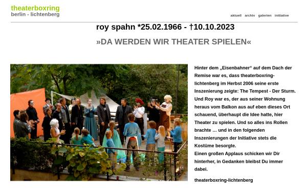 Vorschau von www.theaterboxring.de, Theaterboxring