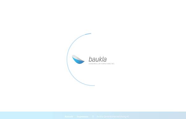 Baukla AG, Generalunternehmung & Planung