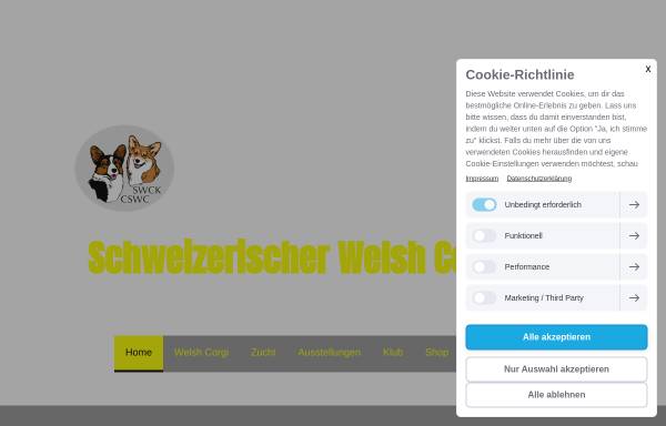 Vorschau von www.corgi.ch, Schweizer Welsh Corgi Club