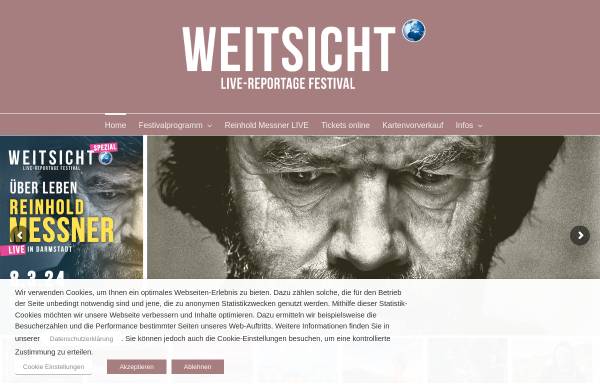 Vorschau von www.weitsicht-festival.de, Weitsicht Festival