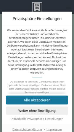 Vorschau der mobilen Webseite www.kanzlei-behm.de, Behm Torsten