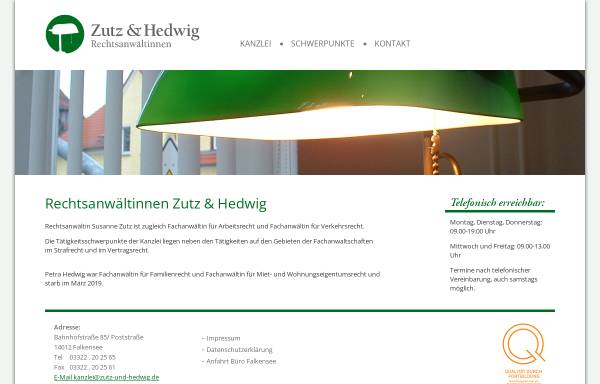 Vorschau von www.zutz-und-hedwig.de, Zutz & Hedwig