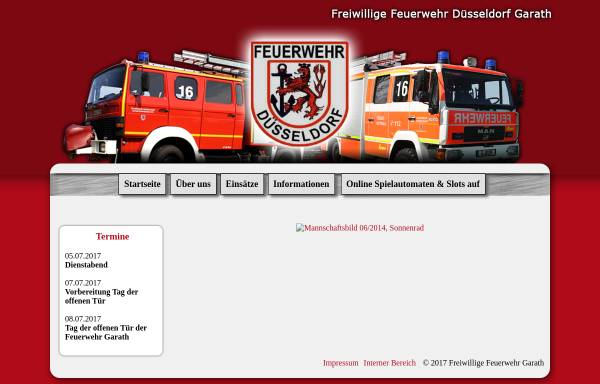 Vorschau von www.ff-garath.de, Freiwillige Feuerwehr Düsseldorf Garath