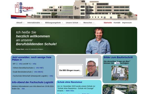 Vorschau von www.bbs-bingen.de, Berufsbildende Schule Bingen