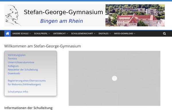 Vorschau von www.sgg-bingen.de, Stefan-George-Gymnasium