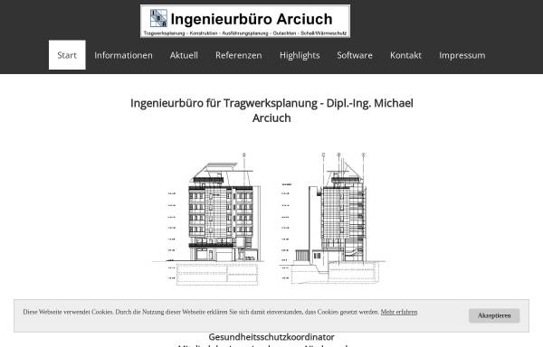 Vorschau von www.ib-arciuch.de, Arciuch, Michael
