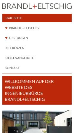 Vorschau der mobilen Webseite www.ibb-e.de, Brandl, Wolfgang; Eltschig, Christian
