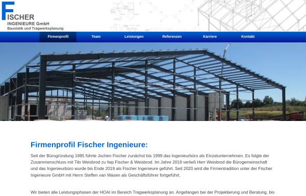 Vorschau von www.fi-baustatik.de, Fischer Ingenieure