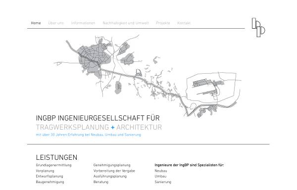 Vorschau von www.ingbp.de, IngBP Ingenieurgesellschaft mbH