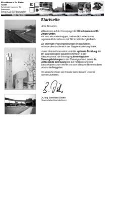 Vorschau der mobilen Webseite www.ib-dielen.net, Kitschbaum und Dr. Dielen GmbH