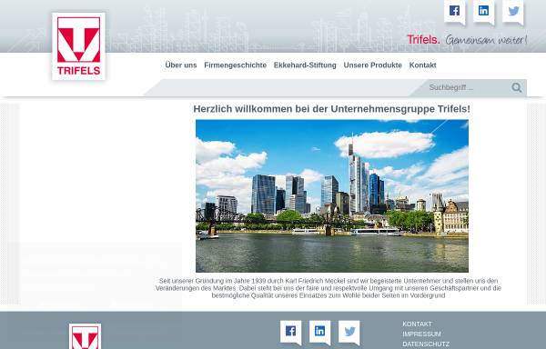 Vorschau von www.trifels.de, Trifels Verlag GmbH