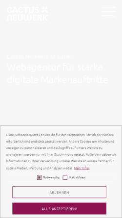 Vorschau der mobilen Webseite www.neuwerk.ch, Neuwerk AG