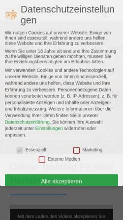 Vorschau der mobilen Webseite www.zbb.de, Zentralstelle für Berufsbildung im Einzelhandel e.V. (zbb)