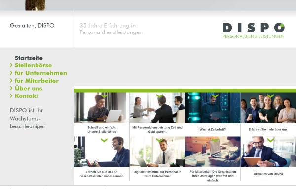 Vorschau von www.dispo-personal.de, Dispo Beteiligungsgesellschaft mbH