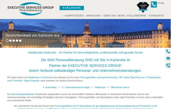Vorschau von www.esgroup-karlsruhe.de, Kottenhof & Consultants Personalberatungs OHG