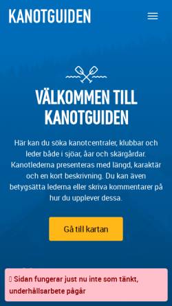 Paddeln in Schweden
