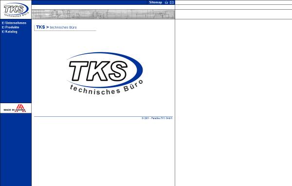 Vorschau von www.tks.co.at, Paradine-TKS GmbH