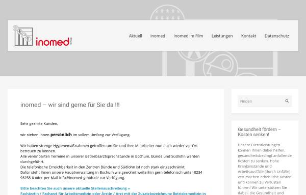 Vorschau von www.inomed-gmbh.de, INOMED GmbH