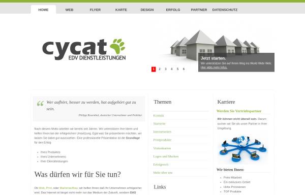 Vorschau von www.pirmasens-webdesign.de, cycat EDV Dienstleistungen