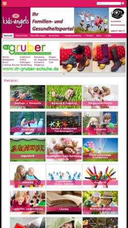 Vorschau der mobilen Webseite www.kidsangels.de, Kids-Angels - Das Kinder-Gesundheits-Institut