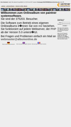 Vorschau der mobilen Webseite www.albumonline.de, Paintner Systemsoftware