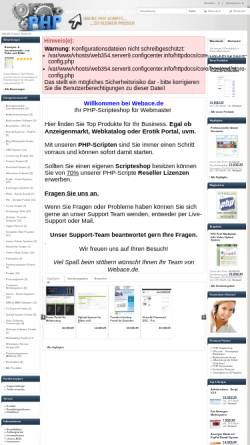 Vorschau der mobilen Webseite www.webace.de, Webace Scriptshop