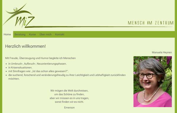 Vorschau von www.menschimzentrum.ch, Mensch im Zentrum (MIZ)