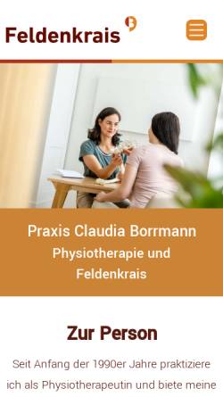Vorschau der mobilen Webseite www.claudia-borrmann.de, Claudia Borrmann